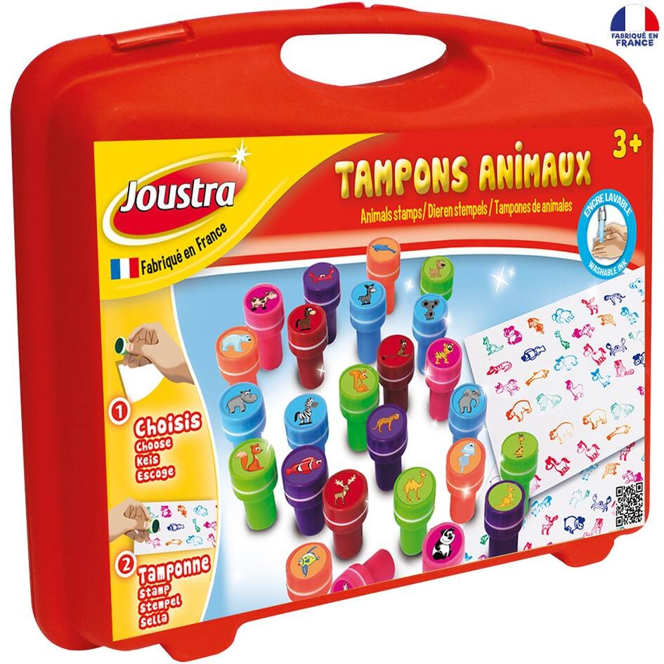 Maped CREATIV Coffret 52 tampons LETTRES & ANIMAUX