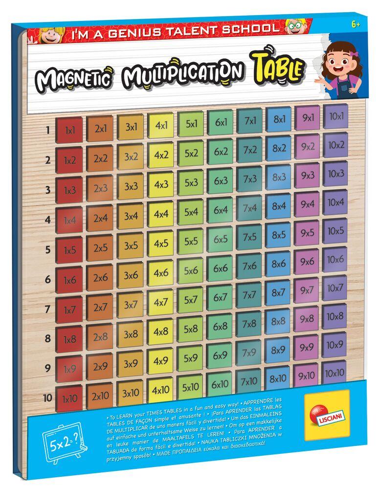 Tableau De Multiplication En Bois ZXUPOI – Règle à Calcul Montessori 1x1 – Cadeau éducatif 3-6 Ans