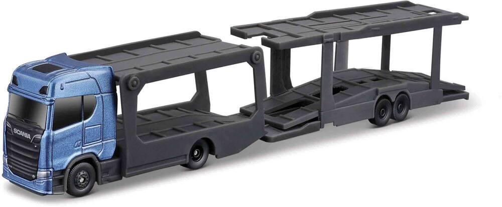 Camion Et Remorque Jouet 1/24 OANMYJJO - Semi-remorque Métal Blanc Avec Lumière Et Son - Enfant 3 Ans+