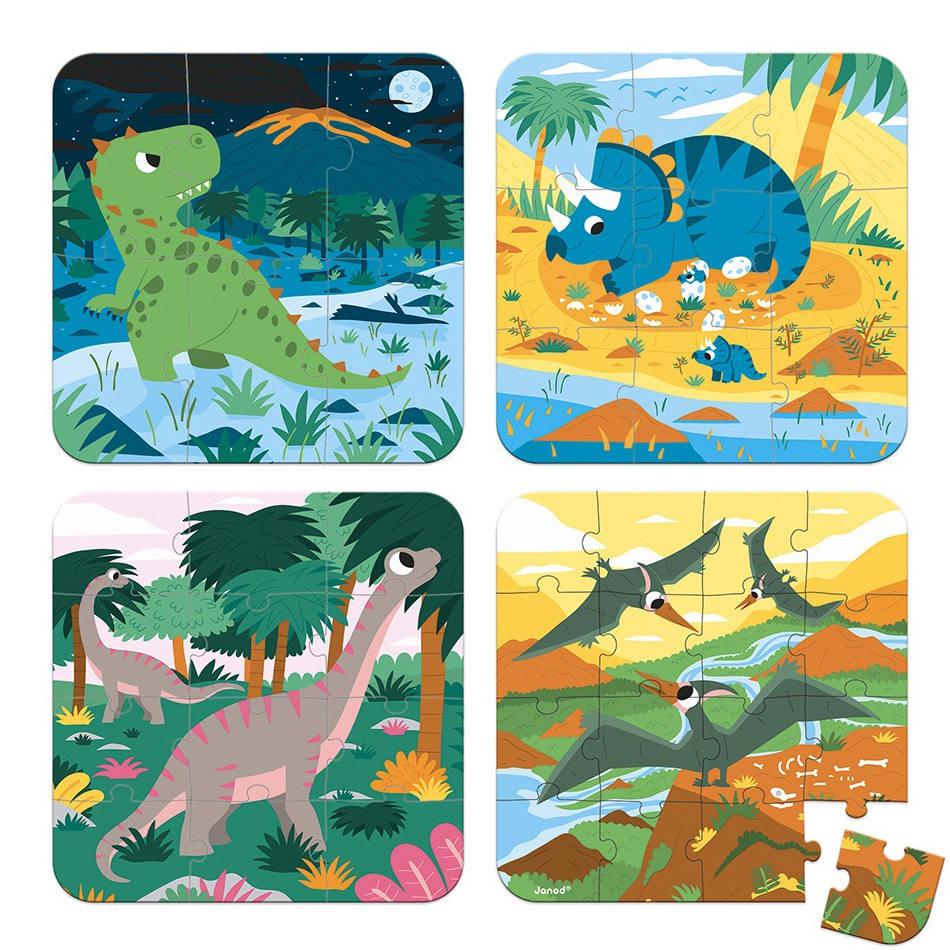 Puzzle Evolutifs Dinosaures Puzzle Joueclub