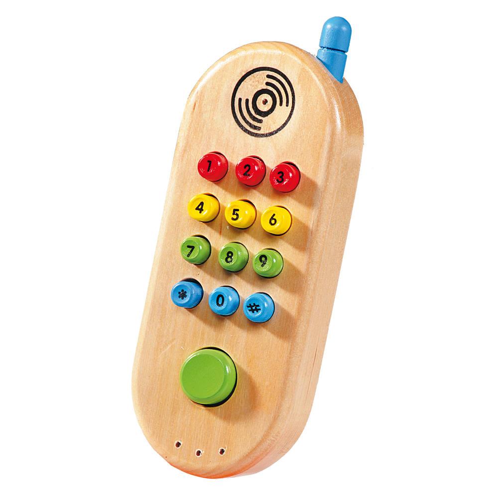 Telephone bebe bois