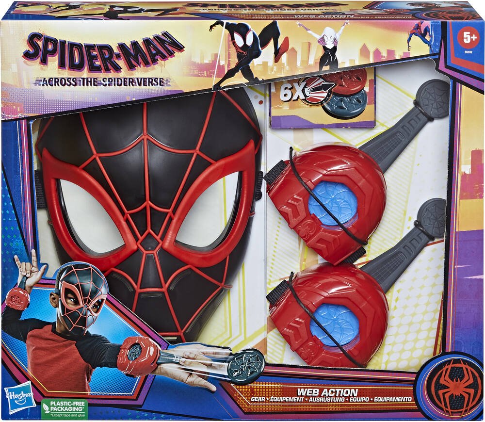 Spiderman pack masque + gants lance projectiles, fetes et anniversaires