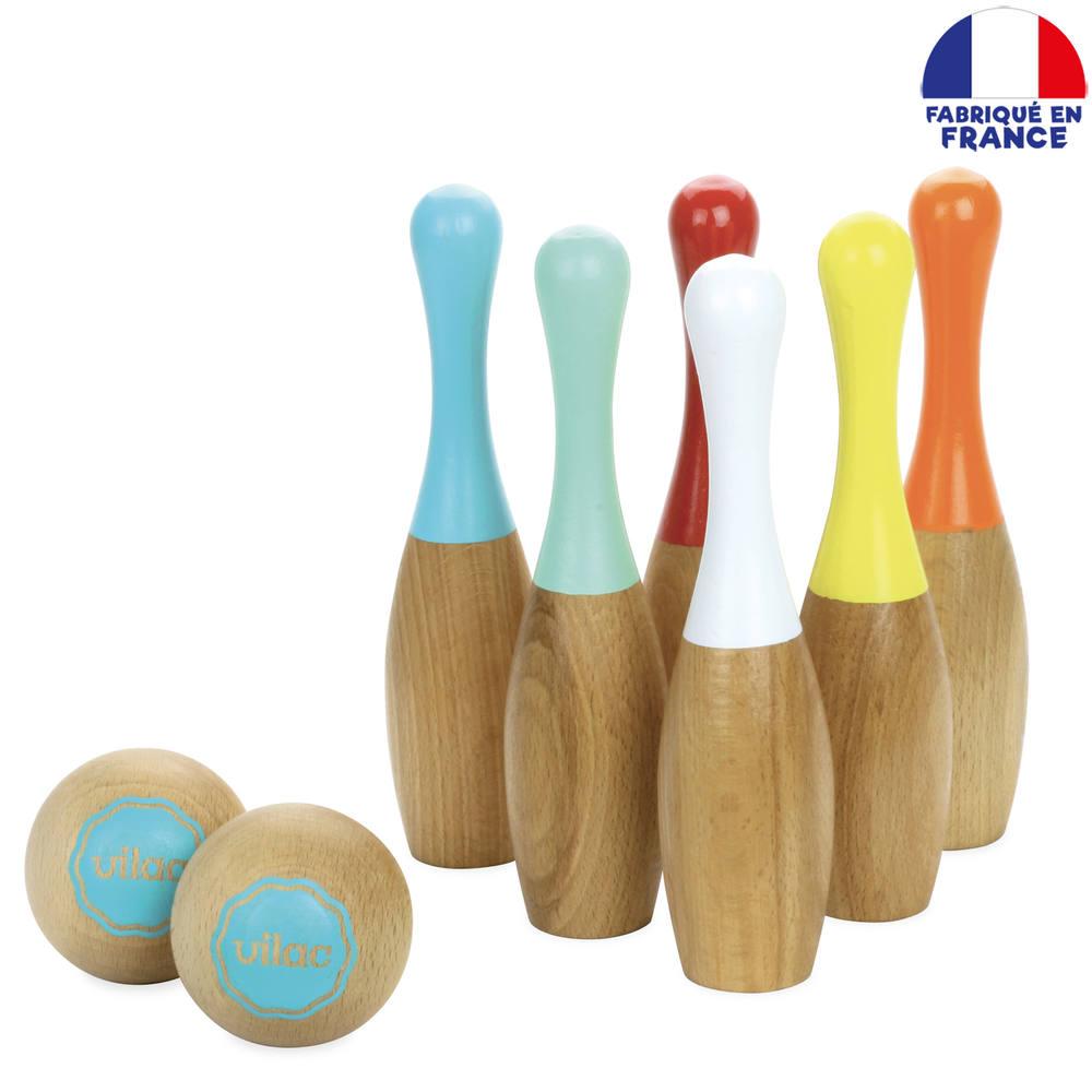 Jeu De Quilles Bowling Bicolores Jeux Exterieurs Et Sports Joueclub