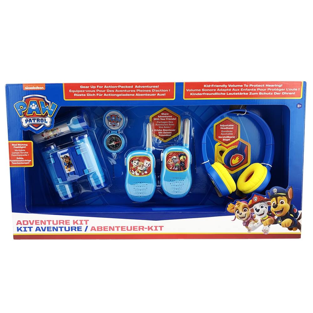 Kit d'aventure avec talkie walkie pat patrouille - Nickelodeon
