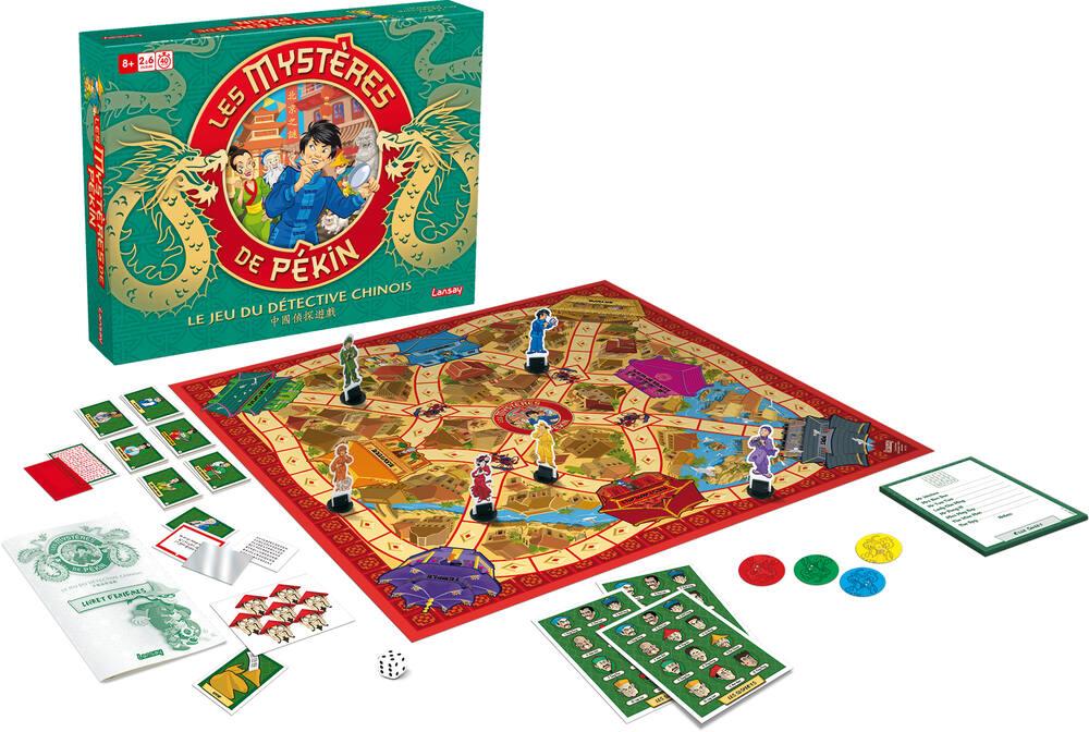 Jeu De Société Vintage LES MYSTERES DE PEKIN MB 1987 - Complet, Occasion