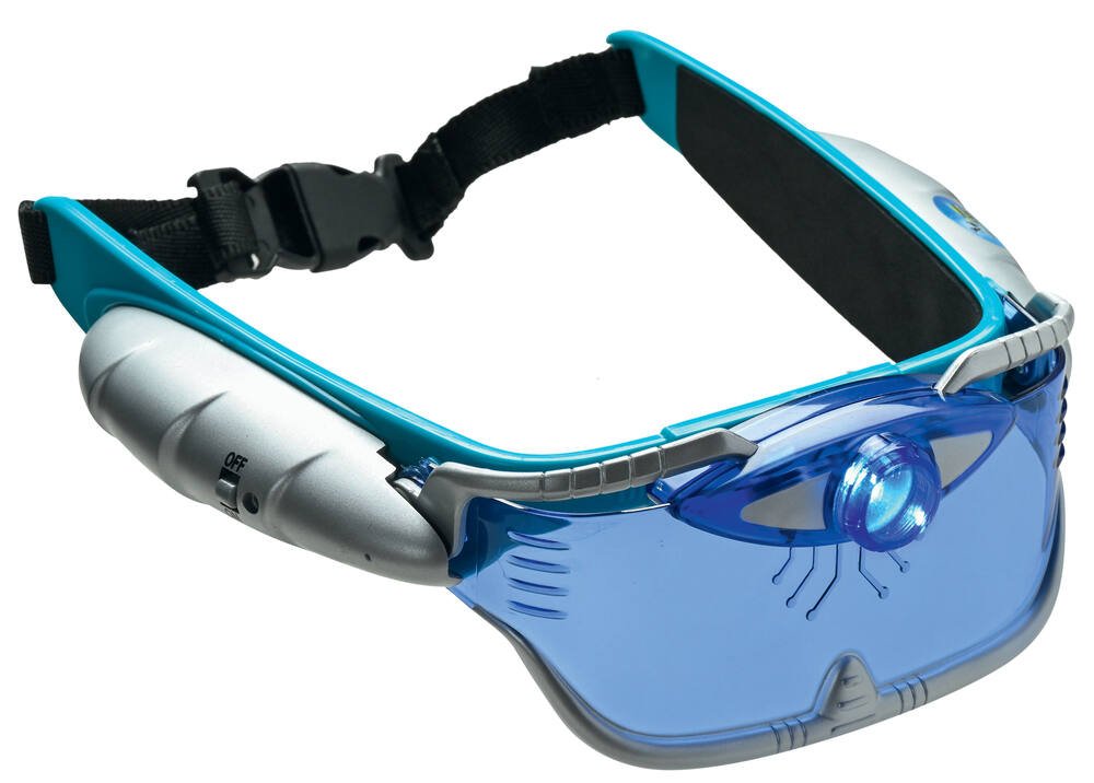 Lunettes de vision nocturne pour enfants, lunettes de nuit LED réglables  avec lumières rabattables, verres verts, lunettes de vision nocturne espion  pour le ski, le vélo de course pour protéger les yeux