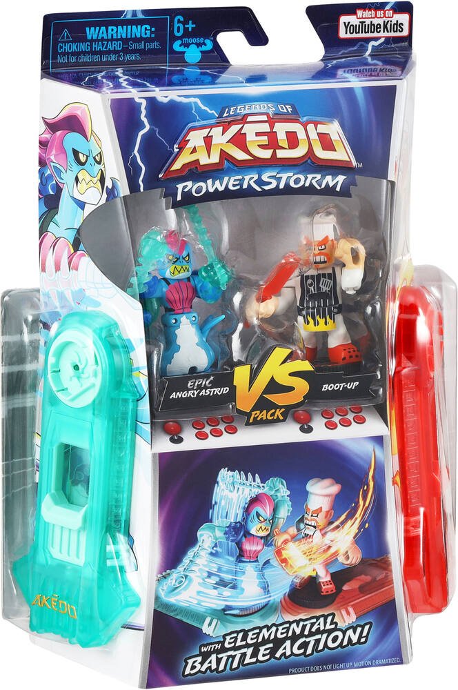 Akedo - pack duo powerstorm, figurines