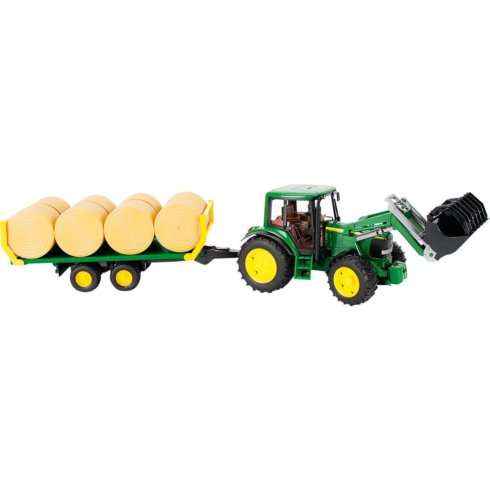 tracteur john deere avec remorque jouet
