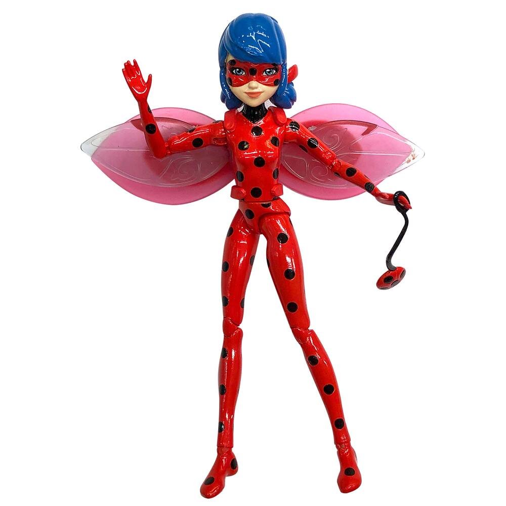 LOT 12 PIÈCES Miraculous Lady Bug & ses amis (figurines, toupie