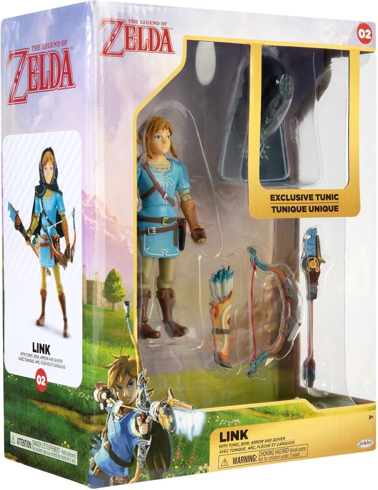 Zelda coffret figurine link jakks pacific - 10 cm