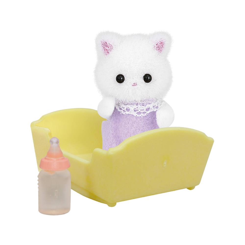 Bebe Chat Persan Sylvanian Figurines Joueclub