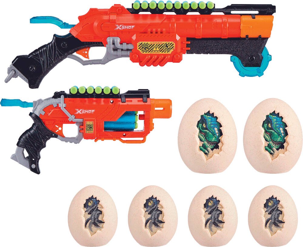 Paquet de 2 jouets magiques de pistolet de dinosaure, jouets d