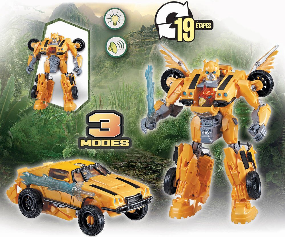 Transformers - film figurine bumblebee beast mode, vehicules-garages