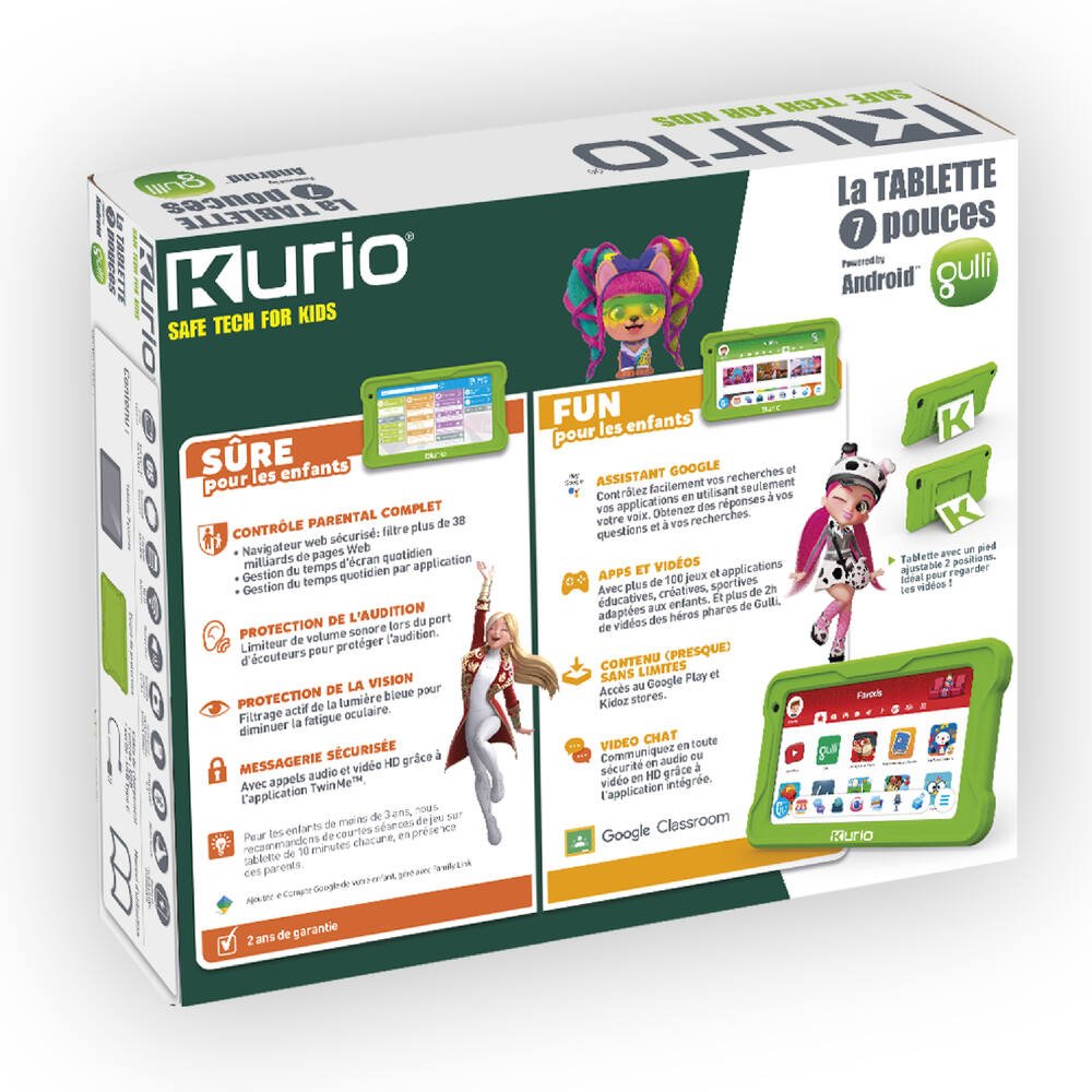 Tablette enfant - KURIO - Kurio Connect 2 7 - 8 Go - Contrôle