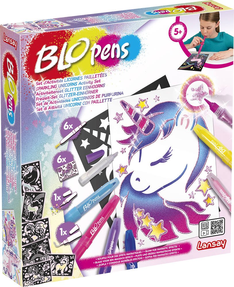 Blopens - Mon Kit Mini Blopens - Dessins et Coloriages - Dès 5 ans - Lansay  : : Jeux et Jouets