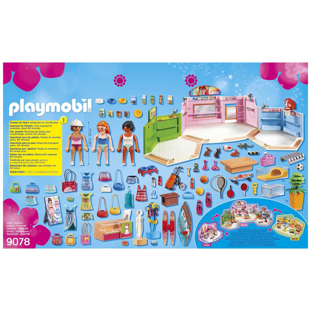 playmobil 9078 galerie marchande
