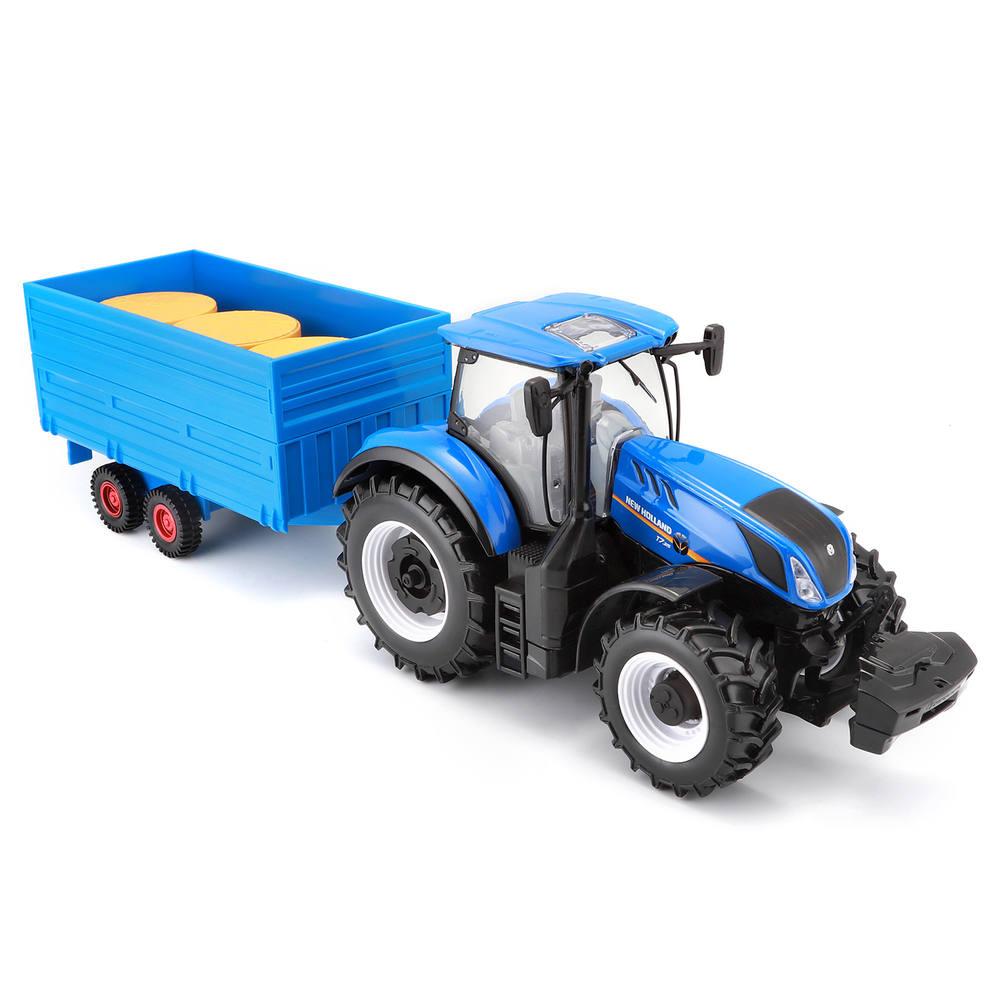 1 32 Tracteur T7 315 New Holland Avec Benne Collection Ferme Vehicules Garages Joueclub