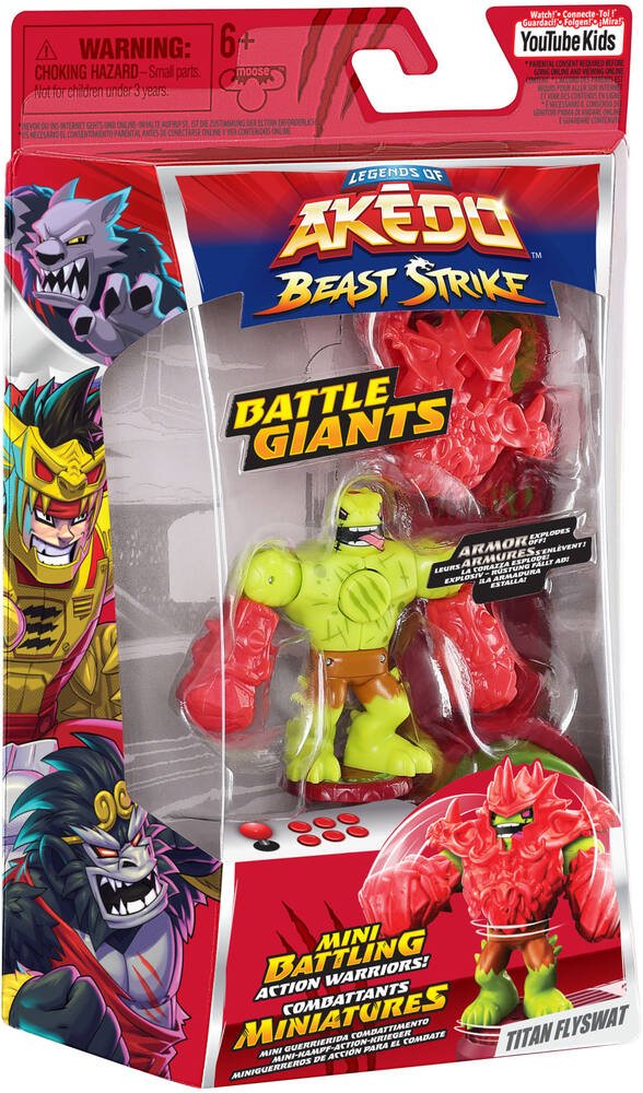 Figurines géantes Beast Strike Akedo - La Grande Récré
