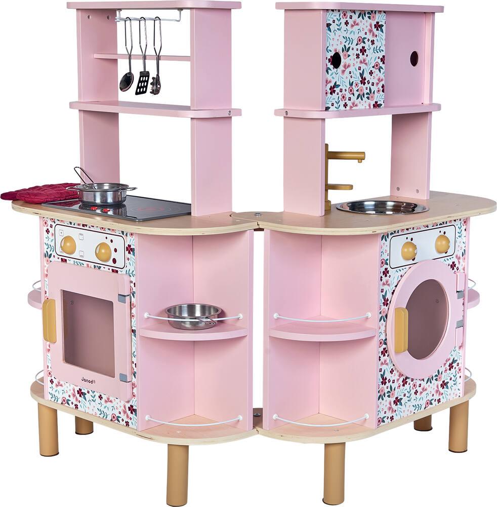 Set à Thé Janod Twist - 16 Accessoires Bois Et Feutrine Pour Enfants Dès 2 Ans