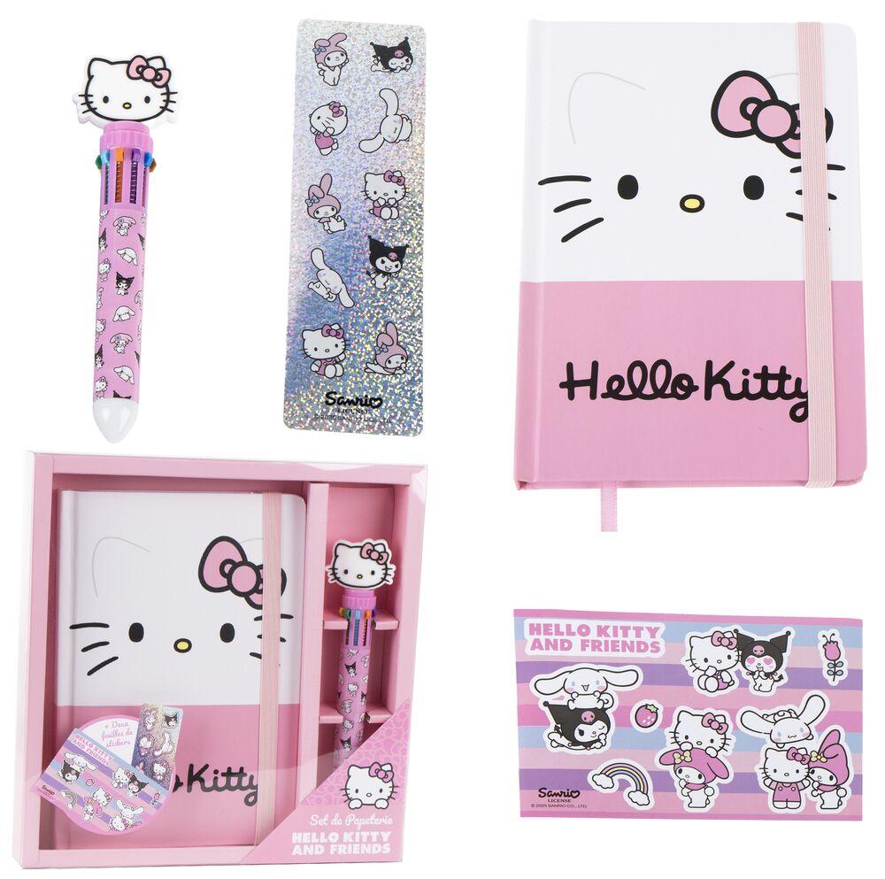 Agenda Scolaire Hello Kitty 2025-2026 - Format 18x14cm, Couverture Rigide | Avec Crayon, Stylo, Porte-clés - 8
