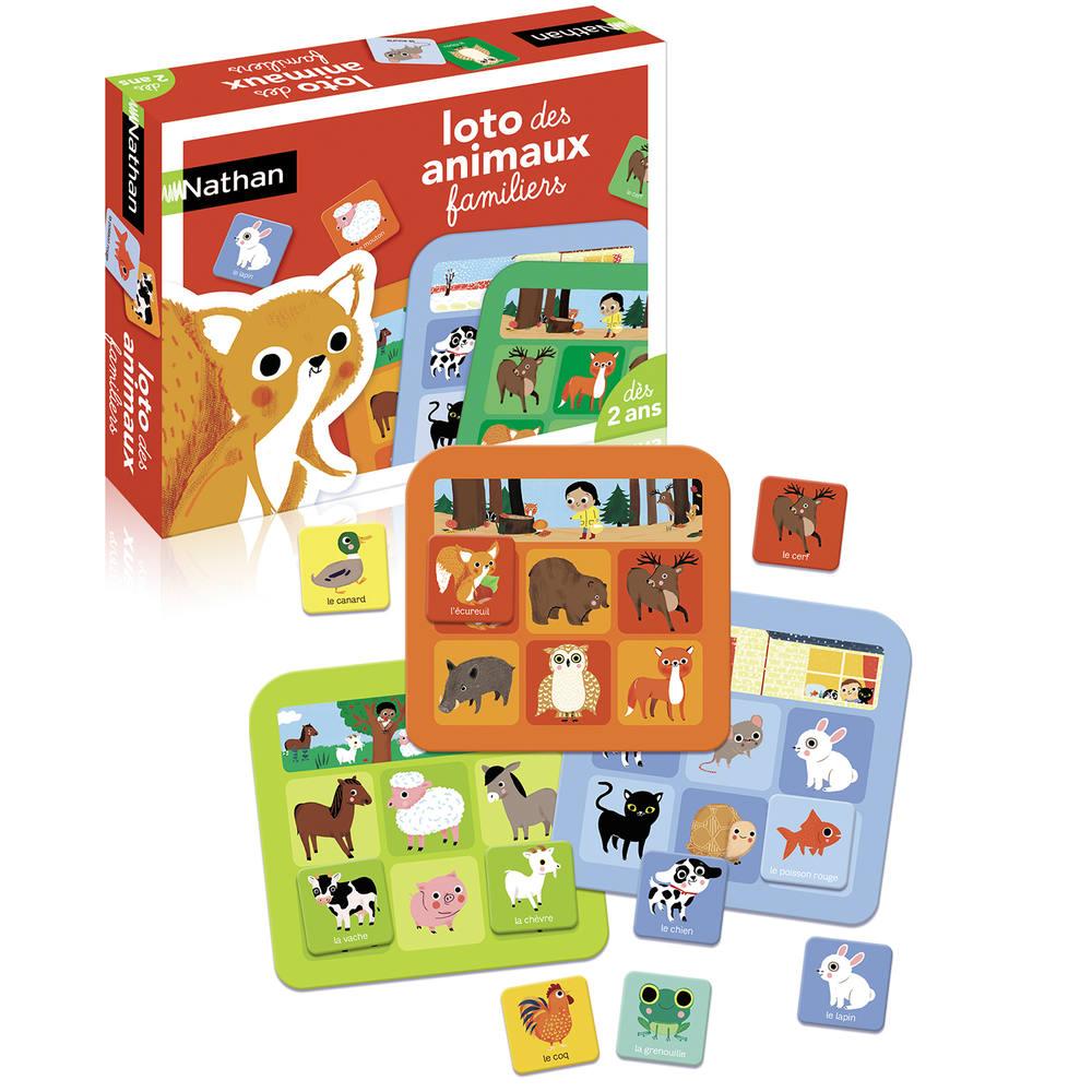Loto des animaux familiers | jeux educatifs | jouéclub