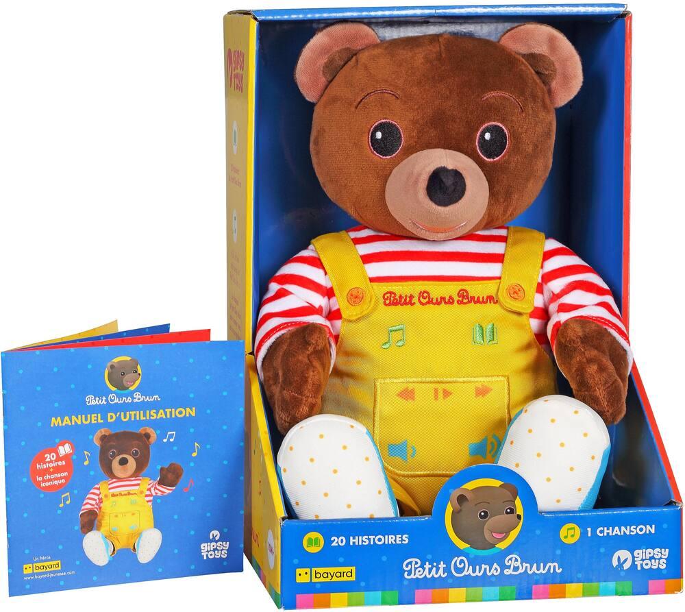 Petit ous brun peluche conteuse d histoires peluche joueclub