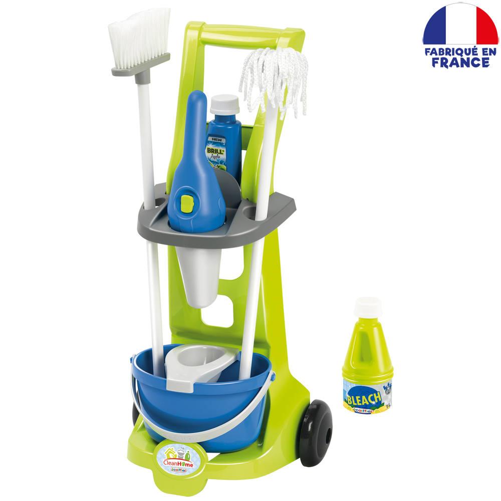 Chariot menage clean home | jeux d'imitation | jouéclub