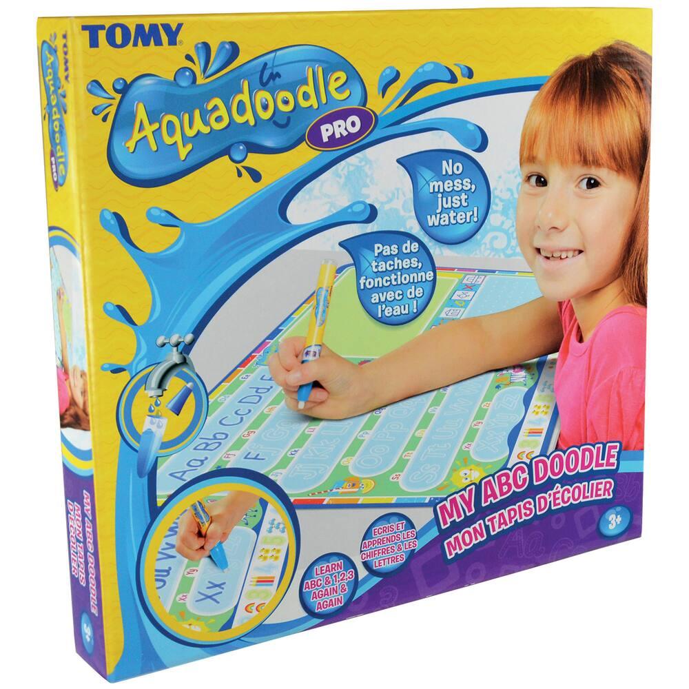 Tapis Dessin à Eau 60x80 Cm Réutilisable - Jouet Éducatif Enfant 2-5 Ans Avec Pochoirs Et Stylos Magiques