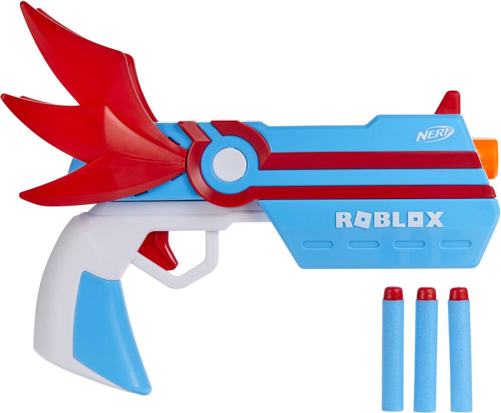 Lançador Nerf Roblox MM2: Dartbringer - Hasbro 6 Peças com