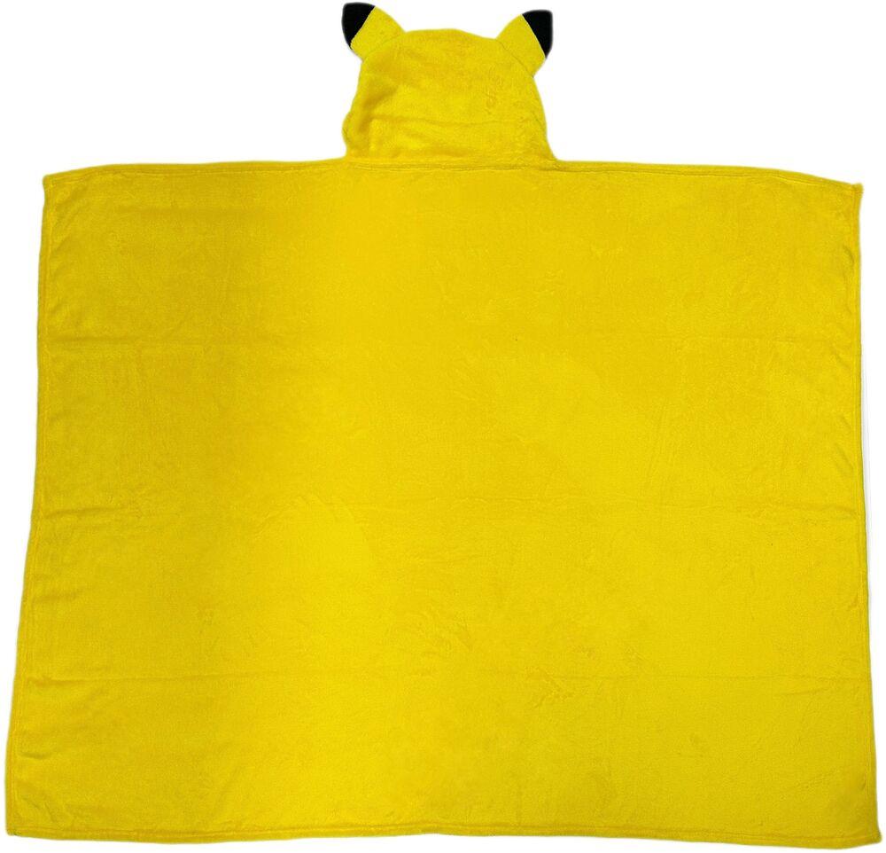 Couverture Polaire Officielle Pokémon Pikachu Badges – Plaid Super Doux Et Chaud 100x150 Cm, Idéal Chambre Enfant, Camping, Soirées Pyjama