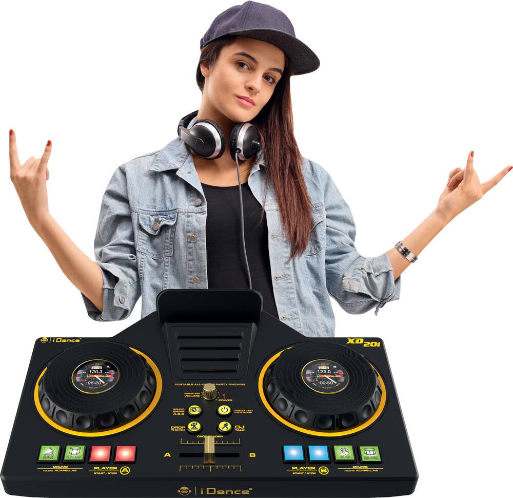 Contrôleur DJ Jouet- Party Mixer Platine Jouet Enfants DJ Set avec  Micro-casque et Boule Disco Amusante Noir - Expédié Depuis EU - Cdiscount  TV Son Photo