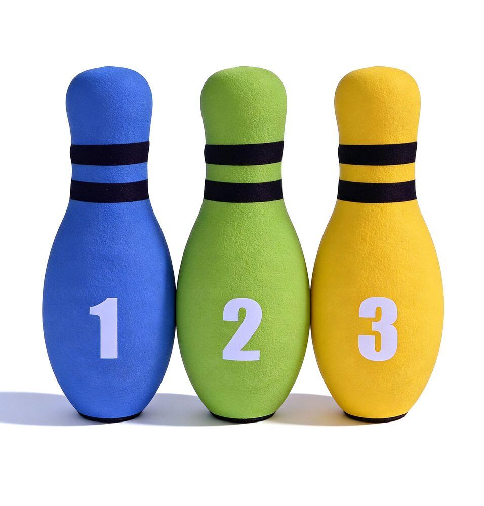 Jouet Motricité THE TWIDDLERS Jeu De Quilles En Mousse - 10 Quilles + 2