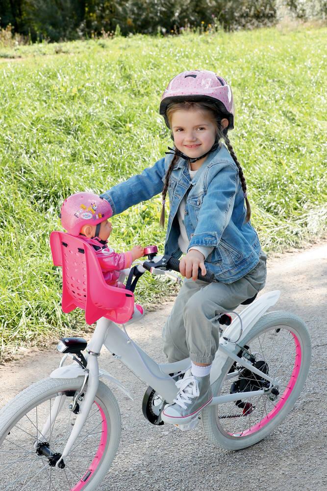 Siège Vélo Enfant Pour Poupée - Installation Facile - Universel - Rose