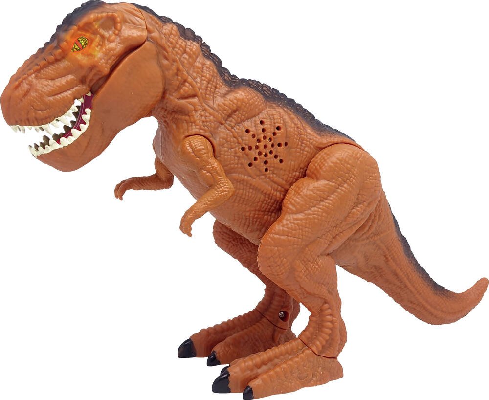 T-rex se penche et mord, figurines