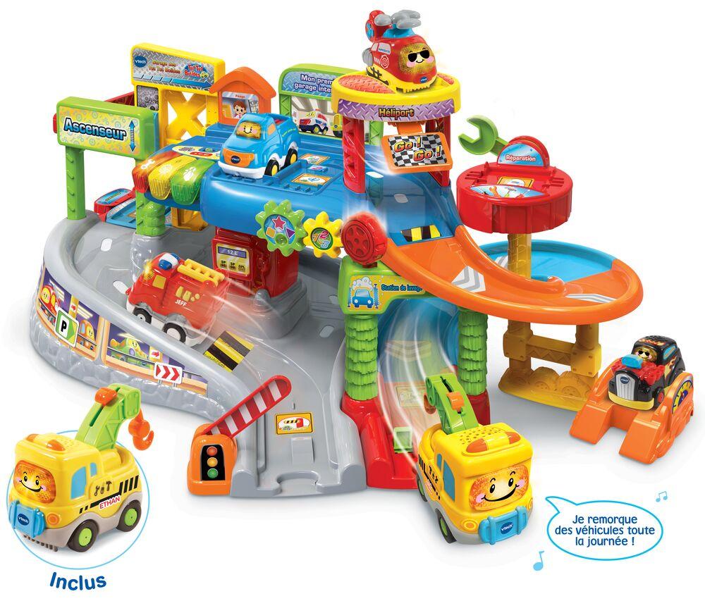 Voiture à Pousser Mon Bolide Fun Pop - Lance Des Balles En Roulant - Jouet D'éveil Motricité Dès 18 Mois - Avec 3 Balles Et Rangement