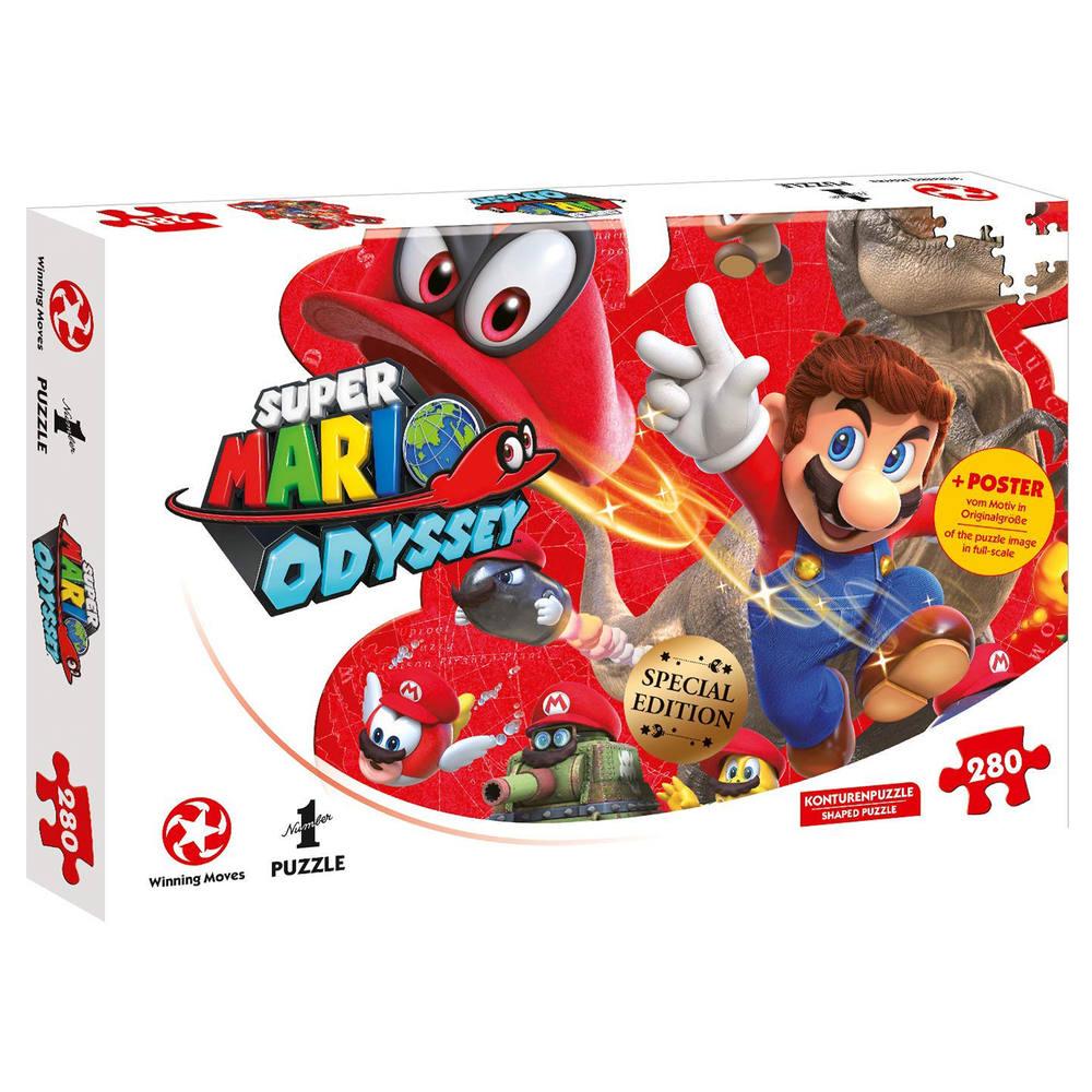 Puzzle Super Mario Odyssey Mario Cappy 280 Pieces Puzzle Joueclub