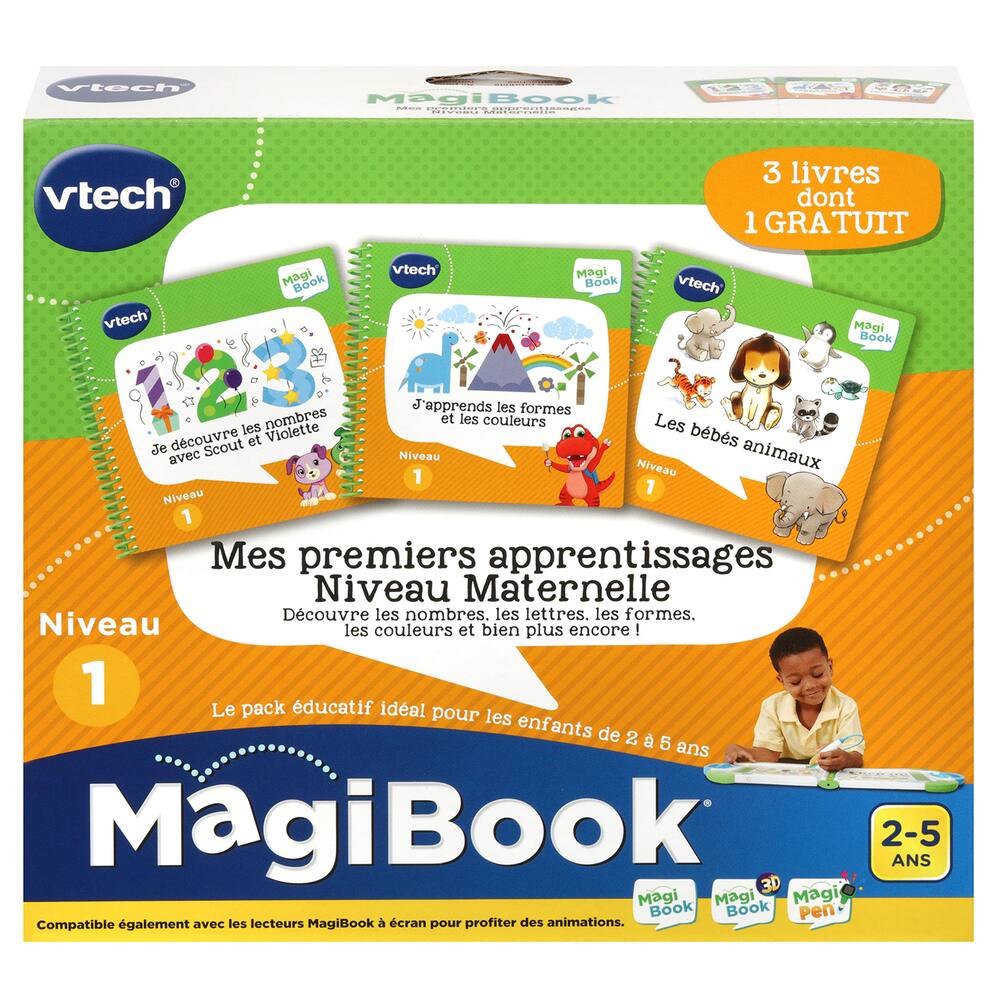 Le MagiBook de Vtech : le premier lecteur de livres éducatifs et  interactifs adapté aux enfants de 2 à 7 ans ! - Plus de mamans