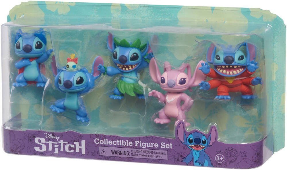 Official Disney Lilo & Stitch 6 Figurine Playset - Cdiscount Jeux - Jouets