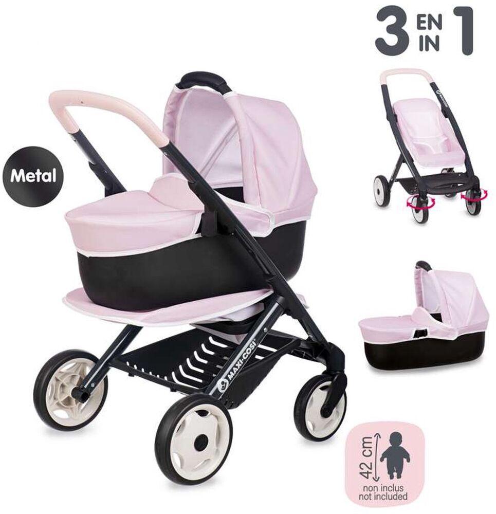 Maxi-cosi poussette landau rose poupees jouéclub