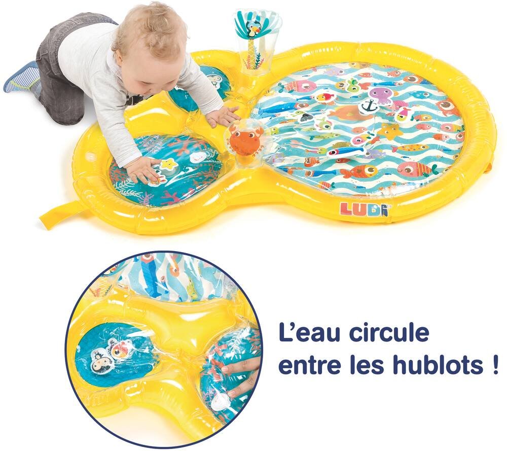 Tapis d'eau gonflable pour bébé tapis de jeu aquatique tapis - Temu France