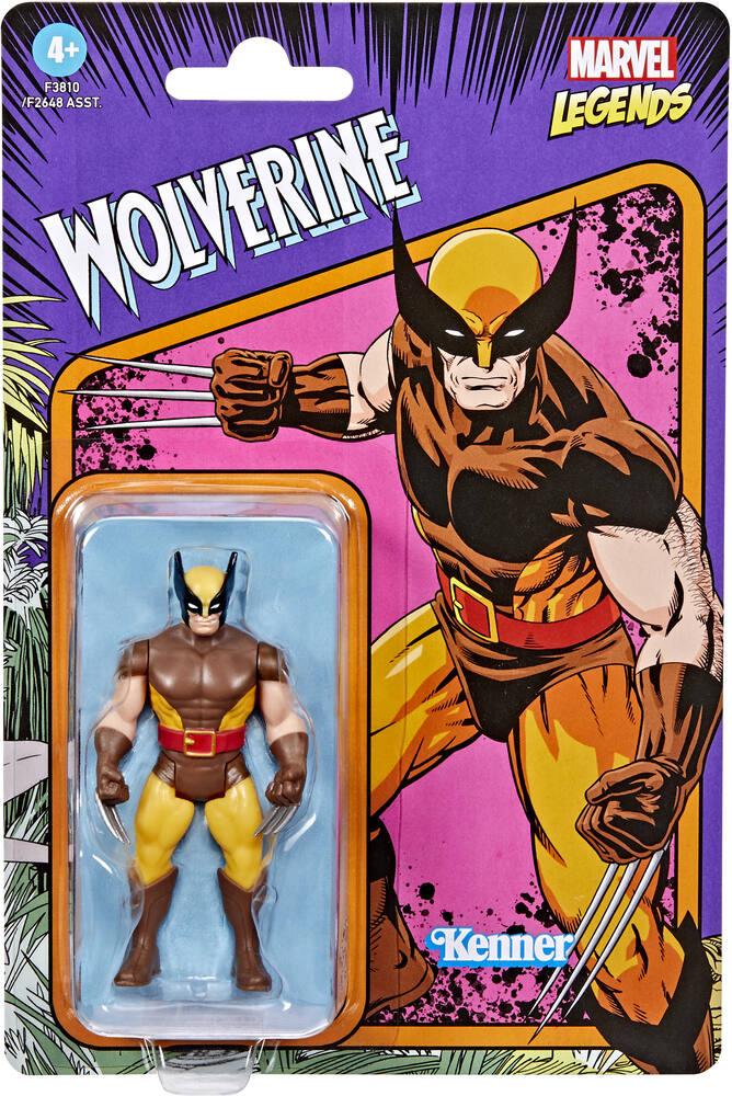 Marvel legends retro wolverine figurines joueclub