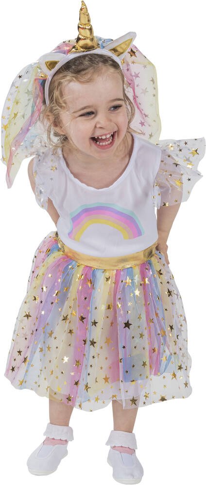 Costume de licorne, Pyjama Licorne Rose, Fille, 3-4 ans, Costume de  carnaval