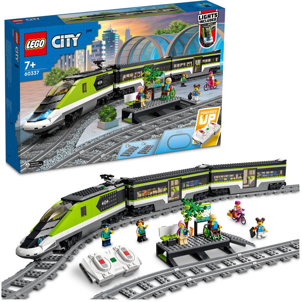 LEGO®CITY 60337 - LE TRAIN DE VOYAGEURS A GRANDE VITESSE