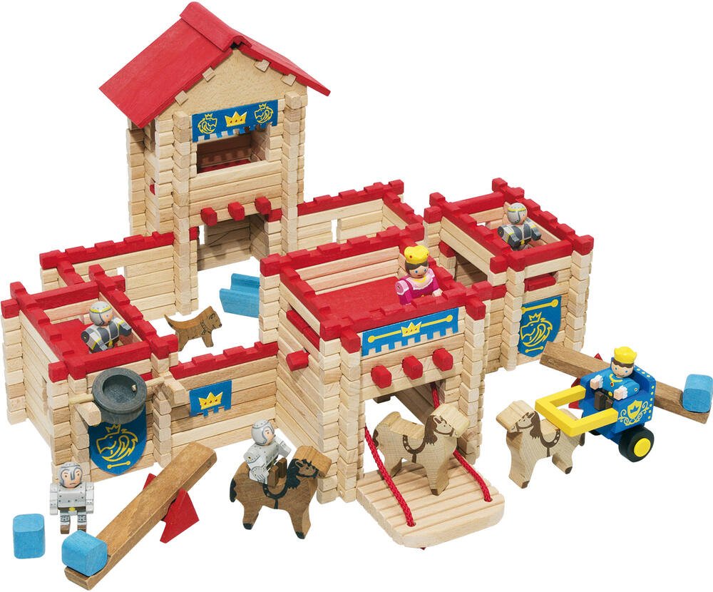 Le chateau fort en bois 300 pieces, jeux de constructions & maquettes