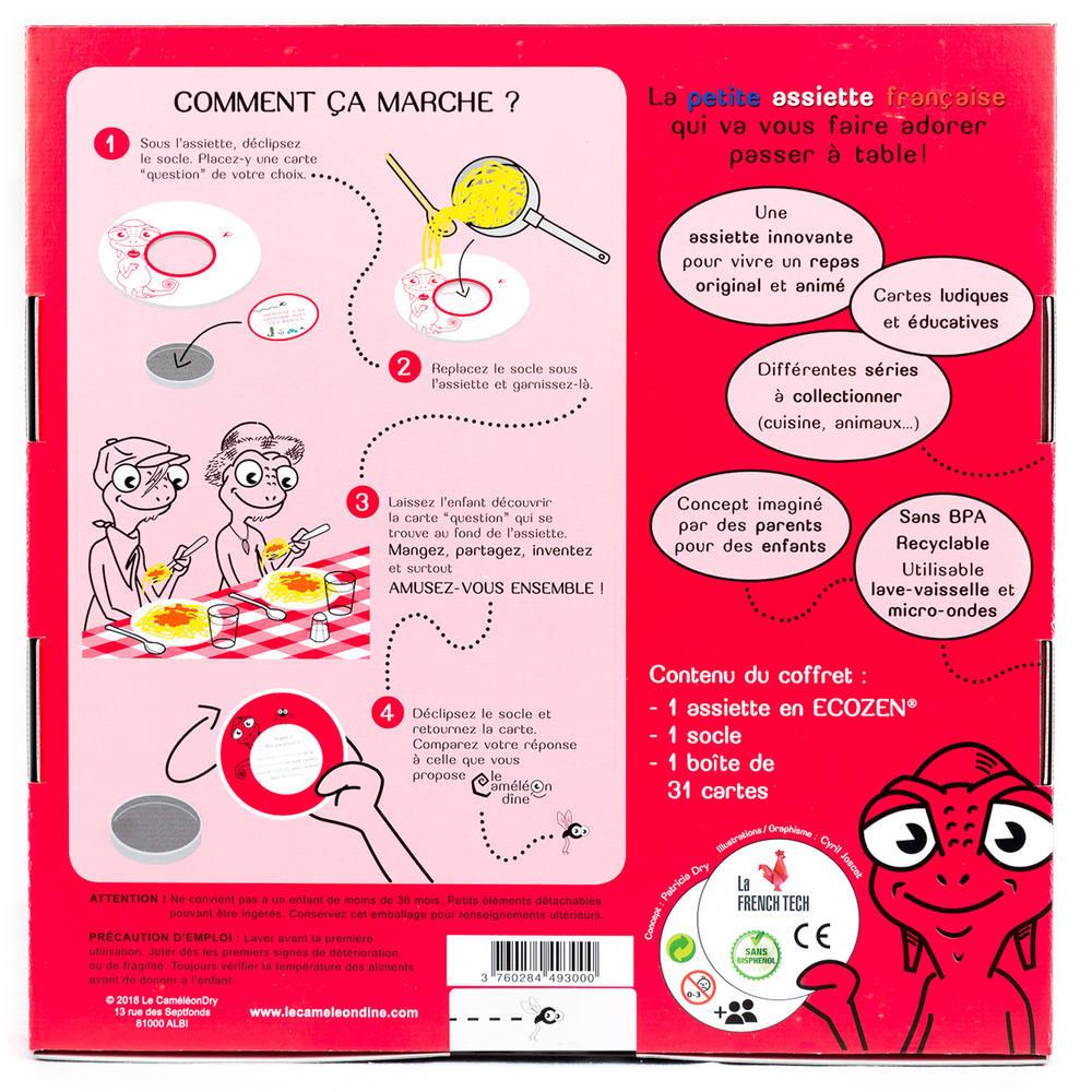 Coffret le cameleon dine rouge 3 6 ans | jeux d'imitation Coffret le cameleon dine rouge 3 6 ans | jeux d'imitation