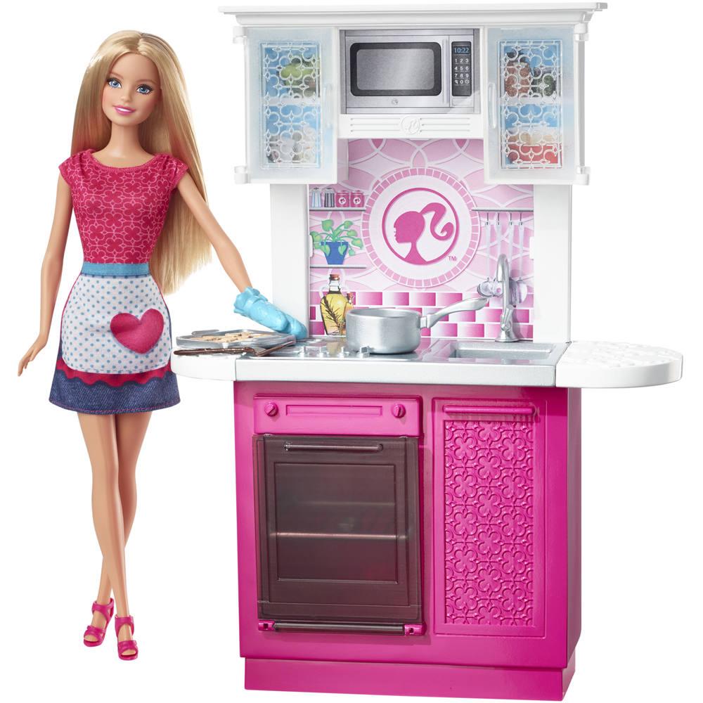 Cuisine Barbie Jouet Club Barbie Et Sa Cuisine Poupees Joueclub