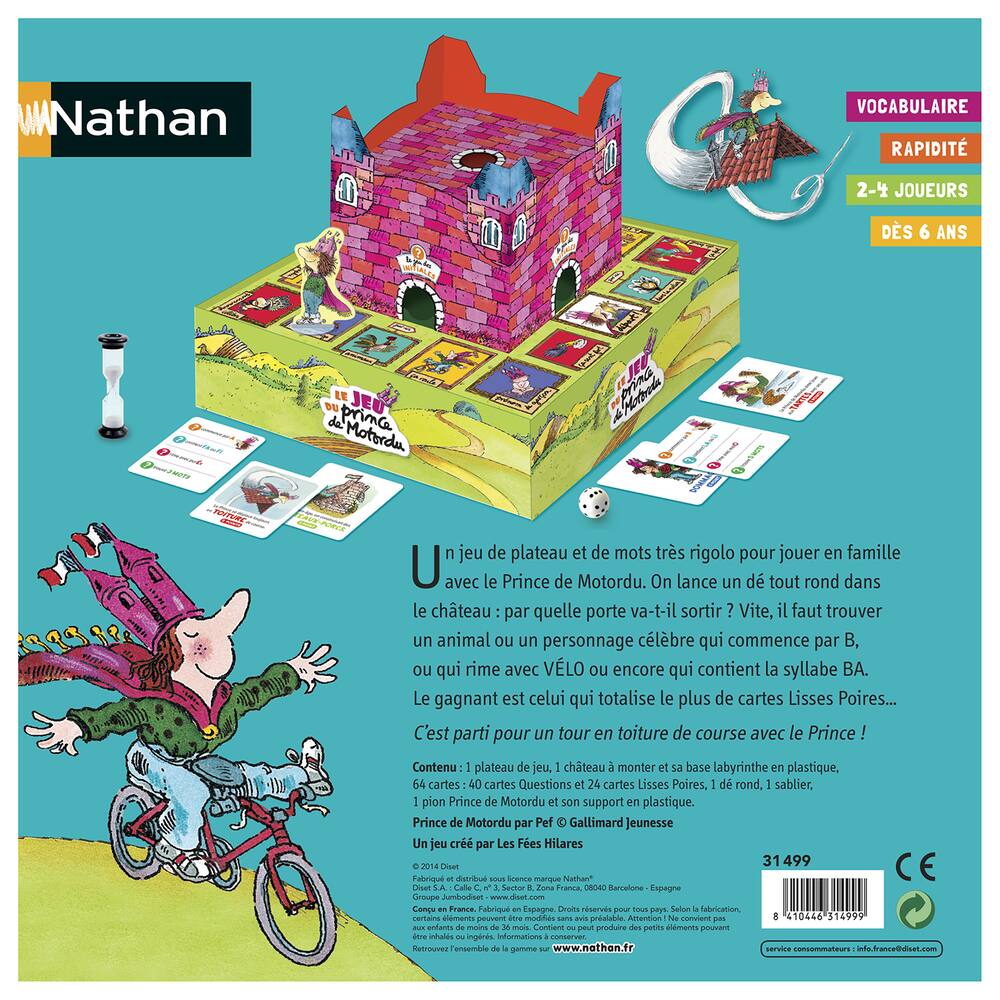 Nathan - Le petit Bac Motordu - Jeu de société pour les enfants dès 6 ans