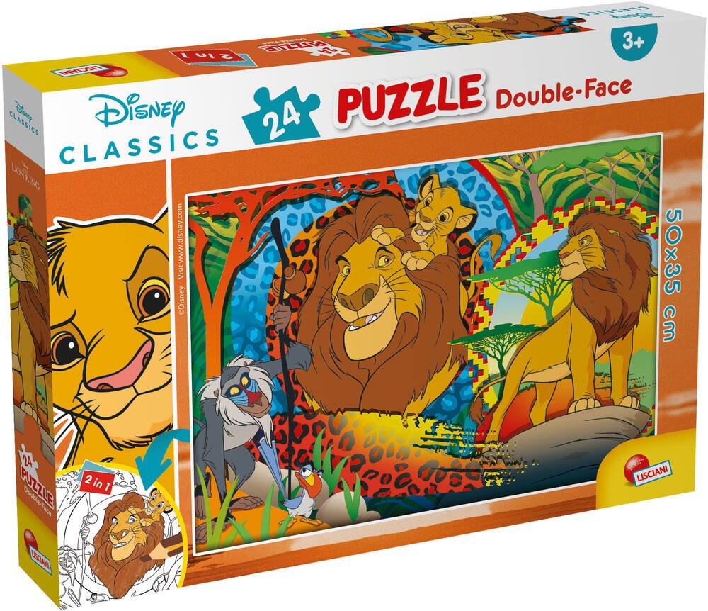 Puzzle Roi Lion 4 en 1, 1 - 39 pieces