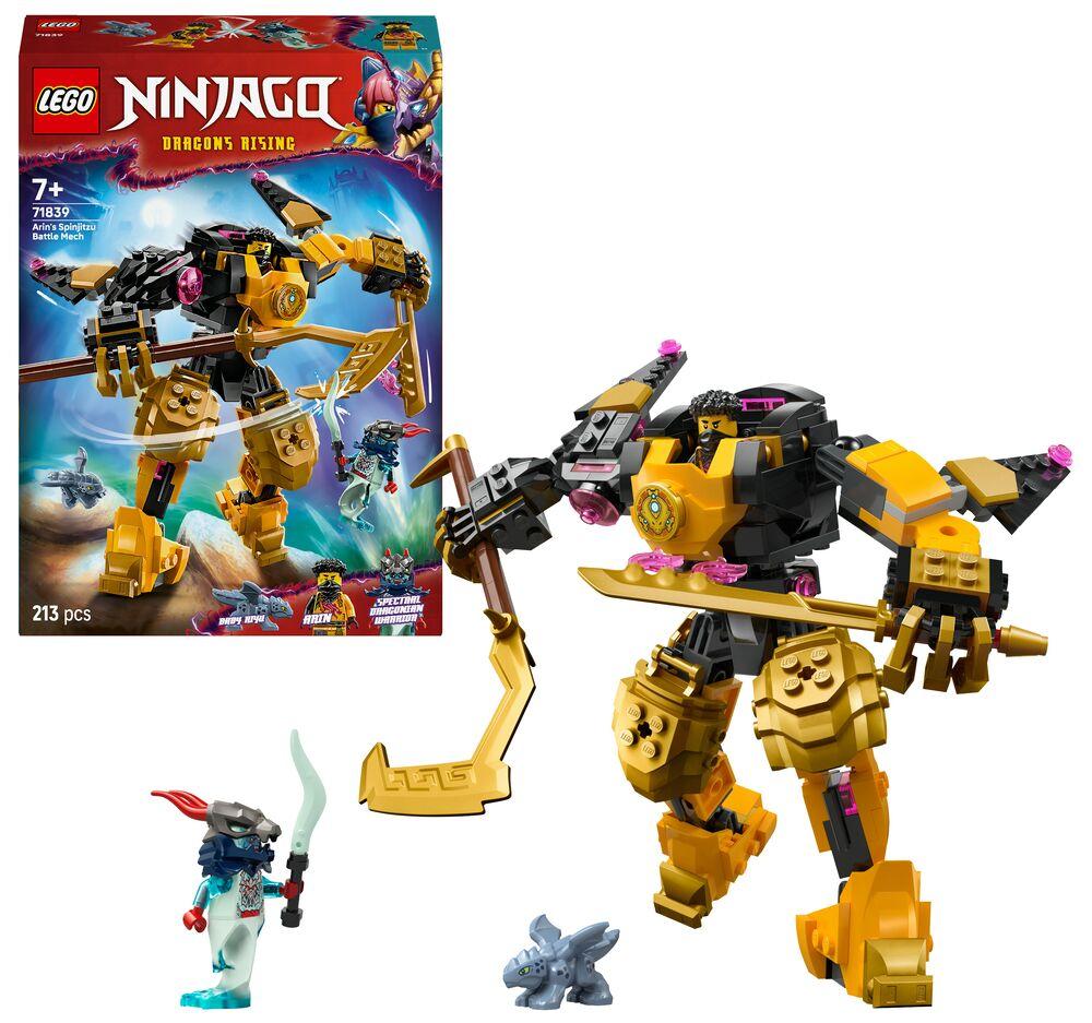 Lego® ninjago 71839 le robot de spinjitzu d'arin jeux de