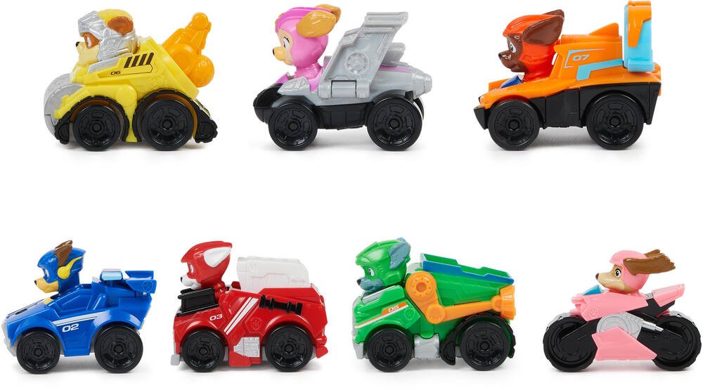 14€52 sur Set de 6 pièces Figurine Pat Patrouille Voitures de patrouille  jouet ensemble de jouets 7 cm - Figurine pour enfant - Achat & prix